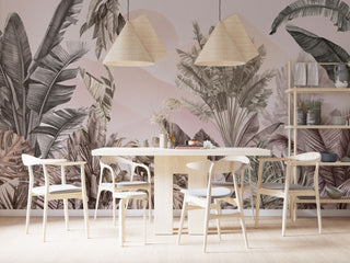 Tropical Self adhesive Wallpaper Peel and stick wallpaper - Luzen&Co