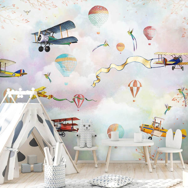 Colorful Air Festival Wallpaper, Wall sticker, Wall poster, Wall Decal - Luzen&co