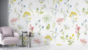 Soft Flower Pattern Peel and Stick Wallpaper