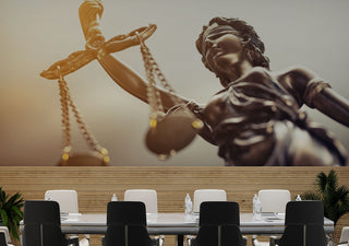 Statue of Justice Wall Mural Wallpaper - Luzen and co