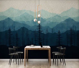 Mountain Landscape Self adhesive Wallpaper