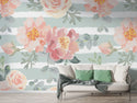 Roses with Watercolor Effect Wallpaper
