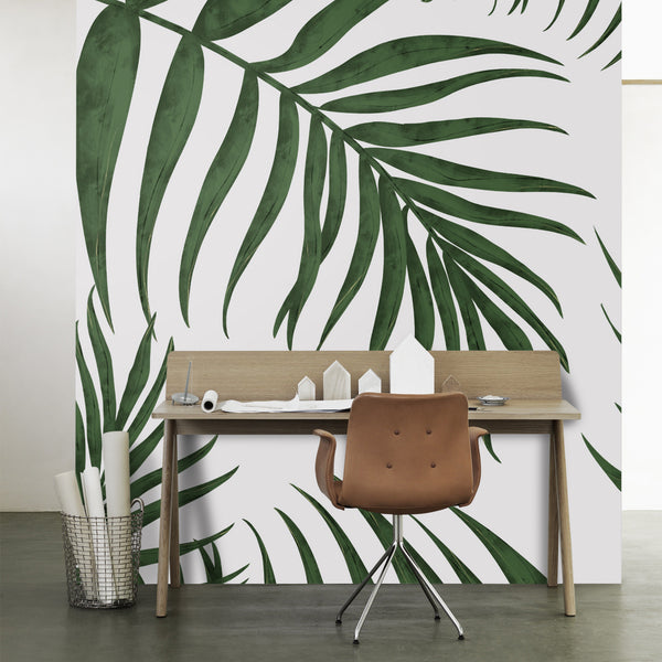 Big Tropical Leaves Self Adhesive Wallpaper