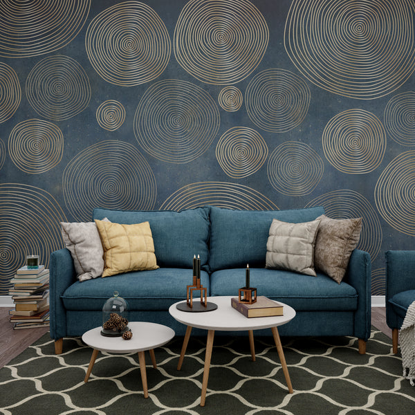 Spiral Shape Self Adhesive Wallpaper, Peel and Stick wallpaper, Wallpaper in Australia - Luzen&Co