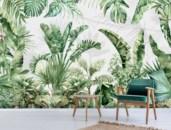 Palm Tree Designed Tropical Self adhesive wallpaper