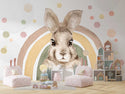 Rabbit Kids Peel and Stick wallpaper Self adhesive wallpaper -Luzen&Co