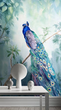 Huge Peacock Peel and Stick wallpaper - luzen&Co