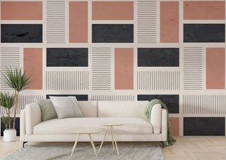 Geometric Patterns Soft Modern Wallpaper