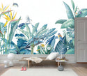White Tones Tropical Wallpaper - Luzen&Co