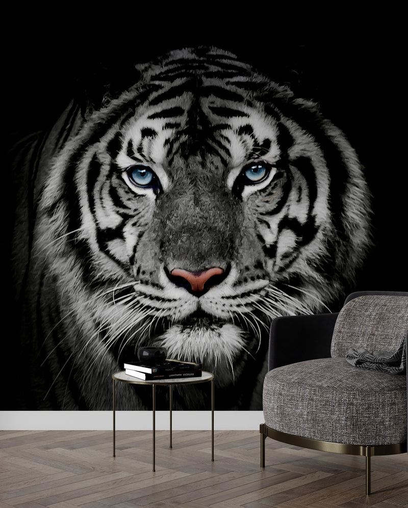 Tiger Self adhesive Wallpaper Peel and stick Mural wallpaper in Australia - Luzen&Co