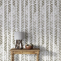 Herringbone Shape Peel and Stick Wallpaper