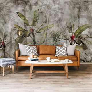 Banana Forest With Shades Self Adhesive Wallpaper