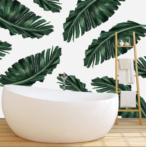 Green Tropical Peel and Stick wallpaper