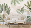 Tropical Self adhesive Wallpaper Peel and stick wallpaper - Luzen&Co