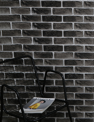 Dark Grey 3D Peel and Stick Foam Brick Wall Panels Luzenandco