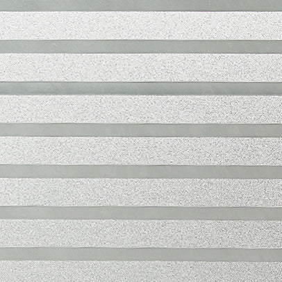 Bold Stripe frosted Static Cling Window Film