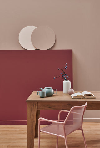 Premium Plain Mountbatten Pink Self Adhesive Wallpaper Peel and stick vinyl Film - Luzen&Co