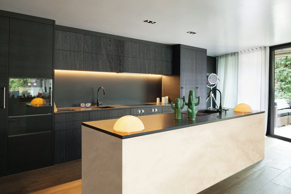 Premium Real Panel Black Wood Self Adhesive Wallpaper Interior Film _W 123 cm - Luzen&Co