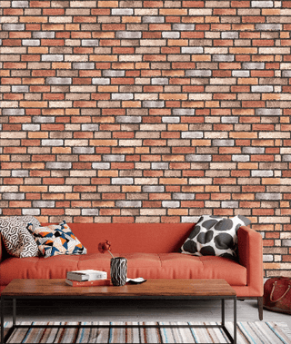 Brick look hot sale wallpaper