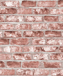 Premium 3D effect Rustic Red Brick Wallpaper Type J - Luzen&Co