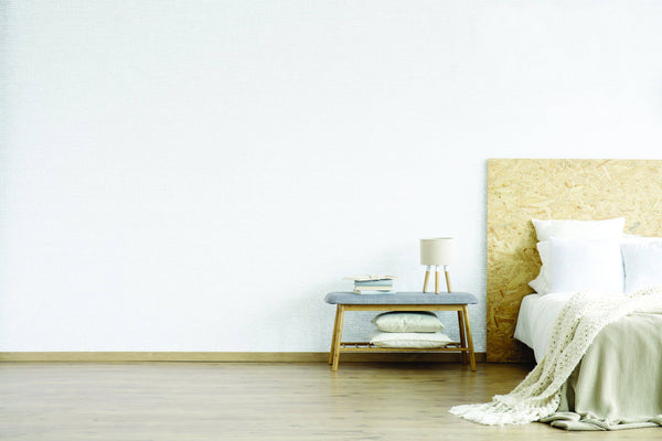Canvas White Self Adhesive Wallpaper Interior Sheet - Luzen&Co