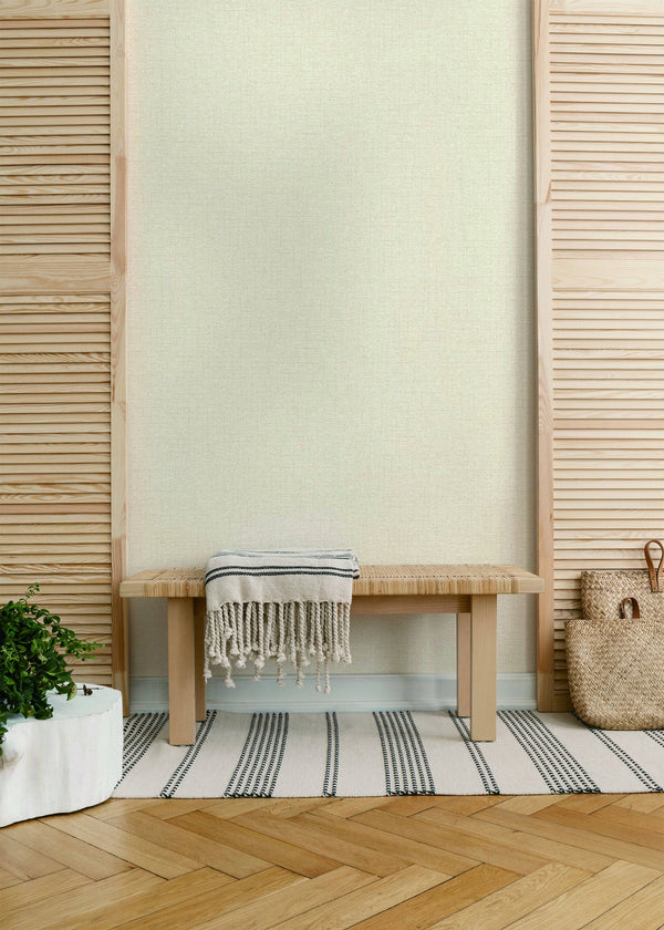Fabric Effect Beige Self Adhesive Wallpaper Interior Sheet - Luzen&Co