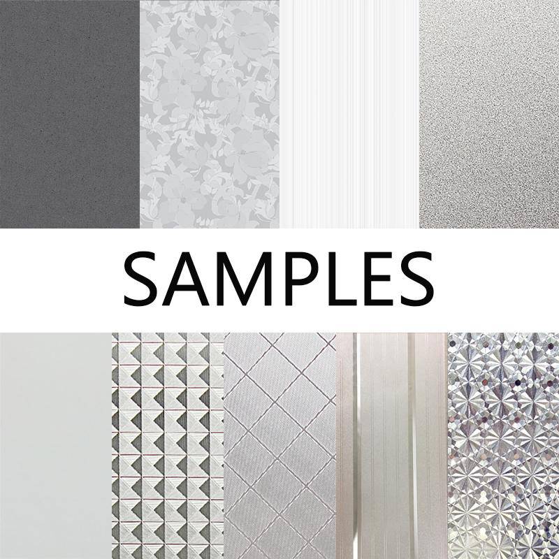 Window Film Sample Static Cling Window Film Samples