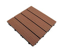 Brown Groove Stripy Composite Decking Tile - Luzen&Co